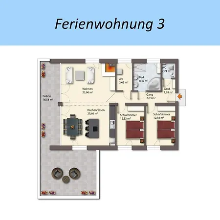 Apartamento Ebenzweier *